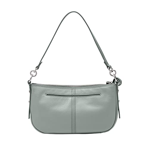 Fossil Women's Jolie Eco Leather Small Shoulder Bag Purse Handbag, Smokey Blue (Model: ZB1685180)