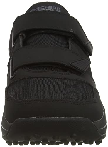 Skechers Men's Go Arch Fit Golf Shoe Sneaker, Black/Gray 2 Strap, 8.5