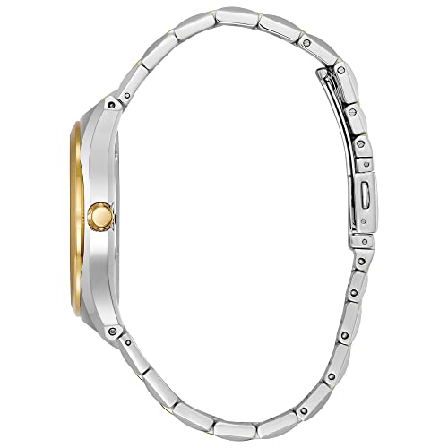 Citizen Men's Eco-Drive Corso Classic Watch in two-tone Stainless Steel, Blue Dial (Model: BM7334-58L)