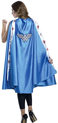 Rubie's unisex adult Dc Superheroes Deluxe Wonder Woman Cape Sized Costumes, As Shown, One Size US