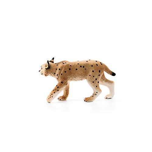 Schleich Wild Life, Realistic North American Forest Animal Toys for Kids, Lynx Toy Figurine, Ages 3+