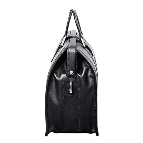 McKlein, V Series, Morgan, Top Grain Cowhide Leather, 17' Leather Litigator Briefcase, Black (83345)