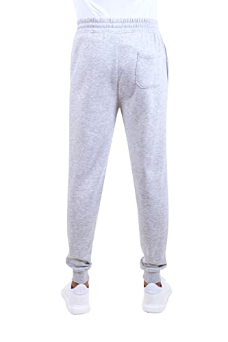 Ultra Game NBA Men's Soft Team Jogger Sweatpants, Heather Gray, X-Large
