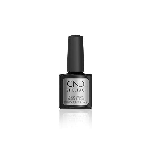 CND Shellac Gel Nail Polish Base Coat, First Step Adhesive Layer for Longwear NailPaints with No Nail Damage, 0.25 fl oz