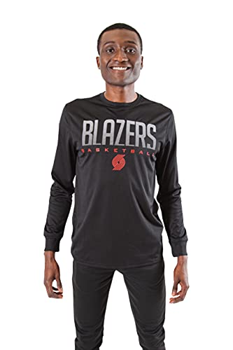 Ultra Game -NBA Men's Active Long Sleeve Pullover T-Shirt Team Color Small