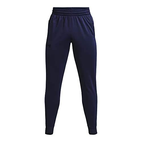 Under Armour Mens ArmourFleece Jogger , (410) Midnight Navy / / Black , Medium