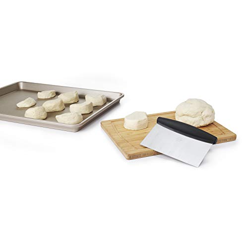 OXO Good Grips Stainless Steel Scraper and Chopper,Silver/Black