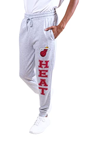 Ultra Game NBA Men's Soft Team Jogger Sweatpants Heather Gray X-Large