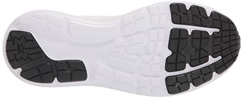 Under Armour Women's Surge 3 Running Shoe, White (100)/Black, 12