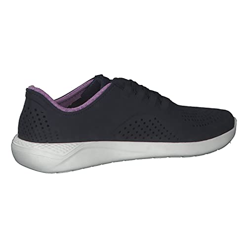 Crocs Women's Literide Pacer Lace-Up Sneakers, Navy/Orchid, 11 Women