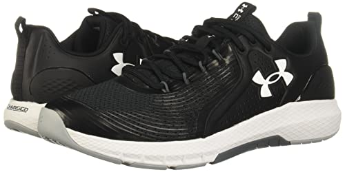 Under Armour Men's Charged Commit Tr 3, Black (001)/White, 12.5 M US