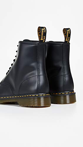 Dr. Martens, Unisex 1460 8 Eye Boot, Black Smooth, 9 US Women/8 US Men