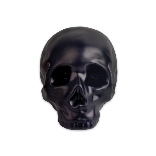 Kikkerland Skull Coin Bank,Black,Medium