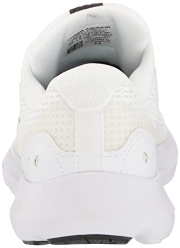 Under Armour Women's Surge 3 Running Shoe, White (100)/Black, 12