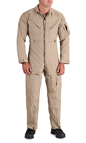 Propper Men's CWU 27/P Nomex Flight Suit, AF Tan, 48 Short