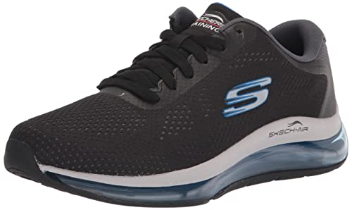 Skechers Men's Skech Air Element 2.0 Ventin Oxford, Black/Blue, 11