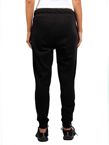 Ultra Game NBA Philadelphia 76ers Womens Jogger Pants Active Basic Fleece Sweatpants , Black, X-Large