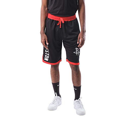 Ultra Game NBA Houston Rockets - James Harden Mens Active Mesh Basketball Short, Team Color, X-Large