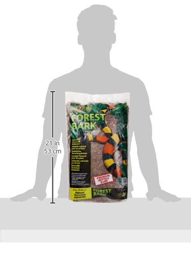Exo Terra Forest Bark, Natural Terrarium Substrate, 8 Quarts, PT2752