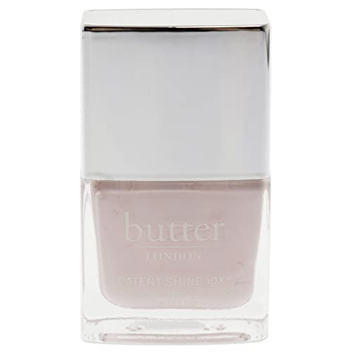 butter LONDON Patent Shine 10X Nail Lacquer, Gel-Like Finish, Chip-Resistant Formula, 10-Free Formula, Cruelty-Free, Polymer Technology, Sandy Bum