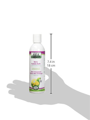 Aleva Naturals Bubble Bath | Long Lasting Moisture for Sensitive Skin | Made with Natural and Organic Ingredients with Fresh Berry Scent | for Newborn Babies and Toddlers - 8 Fl Oz