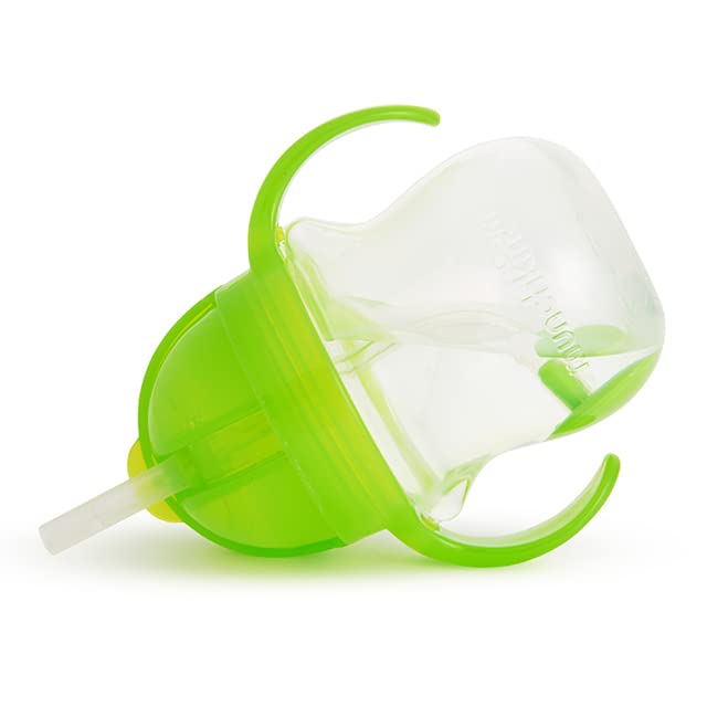 Munchkin® Any Angle™ Weighted Straw Trainer Cup with Click Lock™ Lid, 7 Ounce, Green