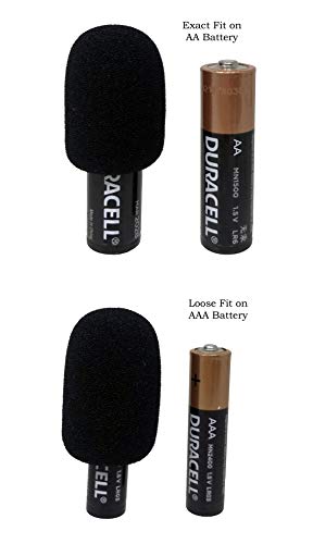 Tetra-Teknica XFFZDP-BLK Lapel and Headset Microphone Windscreen, Color Black, One Dozen Pack