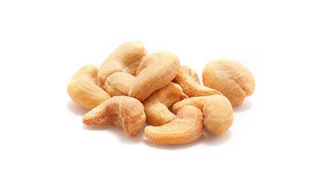 Yupik Smoked Roasted Cashews, 1 lb, Savory Smoky Flavored Nuts, Vegan, Non GMO, No Preservatives or Artificial Flavors, Brown