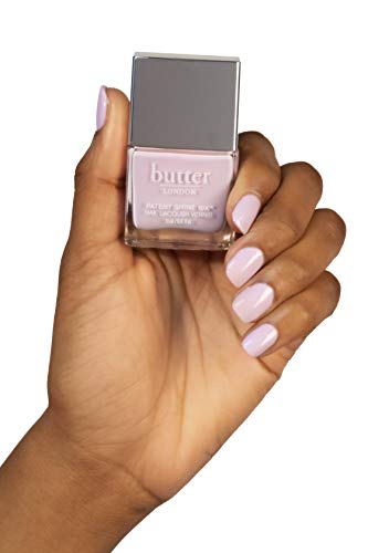 butter LONDON Patent Shine 10X Nail Lacquer, Gel-Like Finish, Chip-Resistant Formula, 10-Free Formula, Cruelty-Free, Polymer Technology, English Lavender