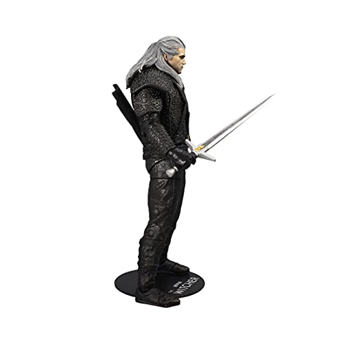 McFarlane Toys The Witcher (Netflix) Geralt of Rivia 7' Action Figure with Accessories