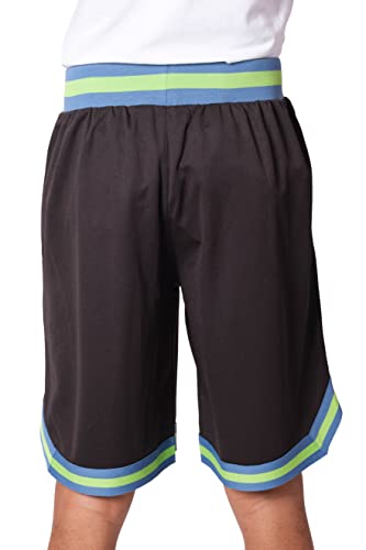 Ultra Game NBA Minnesota Timberwolves Mens Woven Basketball Shorts, Team Color, Large