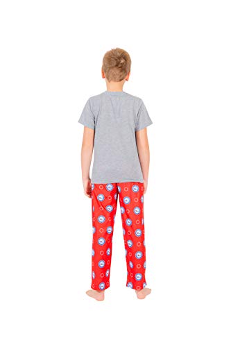Ultra Game NBA Philadelphia 76ers Youth 2 Piece Pjs Lounge Pants and Tee Set, Team Color, 10/12