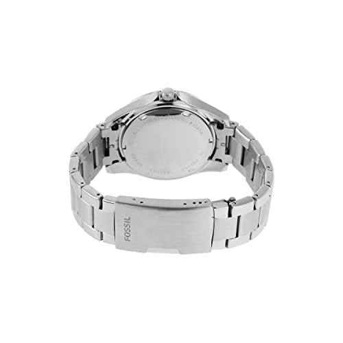 Fossil Women's Riley Quartz Stainless Steel Multifunction Watch, Color: Silver Glitz (Model: ES3202)
