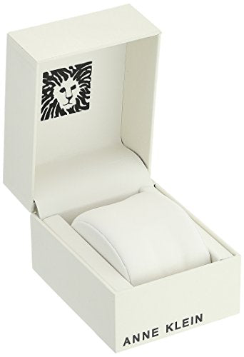 Anne Klein Women's AK/1018RGWT Diamond-Accented White Ceramic Bracelet Watch