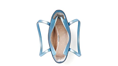 Kate Spade New York kate spade Tinsel Glitter Shoulder Tote Bag Handbag Holiday Collection 2022 (Frosty Sky)