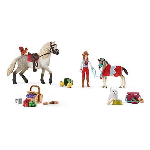 Schleich Horse and Animal Toys - 2022 Advent Calendar with 24 Surprise Horse Figures, Miniature Animal Figurines, and Farming Accessories, for Girls and Boys Ages 5 and Above