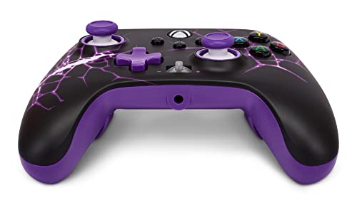 PowerA Enhanced Wired Controller for Xbox Series X|S - Purple Magma, gamepad, video game / gaming controller