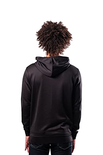 Ultra Game NBA Atlanta Hawks Mens Fleece Midtown Pullover Sweatshirt, Black, Medium