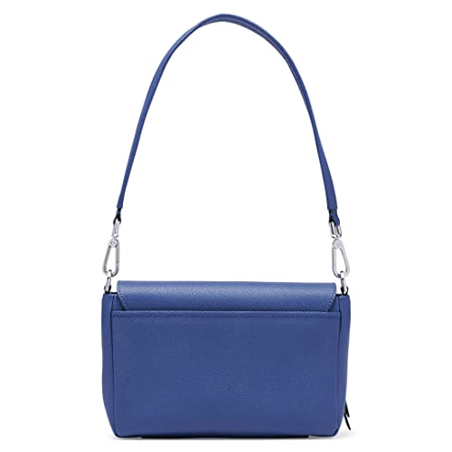 Calvin Klein Ava Novelty Demi Shoulder Bag, Medieval Blue Textured