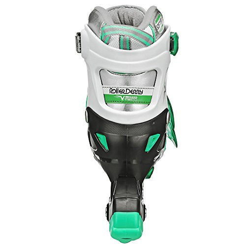 Roller Derby Women's V-Tech 500 Button Adjustable Inline Skate, Mint