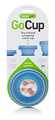 humangear GoCup, Large (8 fl.oz/237ml), Blue