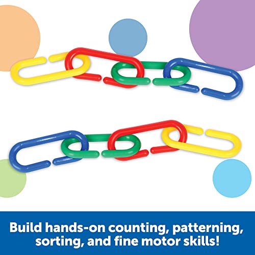 Learning Resources Link 'N' Learn Links - 500 Pieces, Ages 3+ Preschool Learning Supplies, Toddler Learning Toys