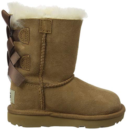 UGG Kids' Bailey Bow II Boot, Chestnut, 13