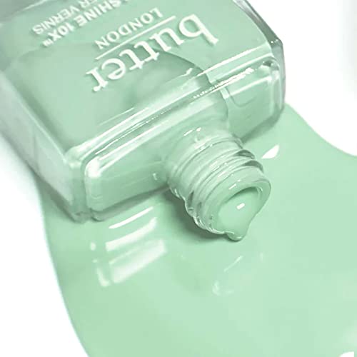 butter LONDON Patent Shine 10X Nail Lacquer, Gel-Like Finish, Chip-Resistant Formula, 10-Free Formula, Cruelty-Free, Polymer Technology, Good Vibes