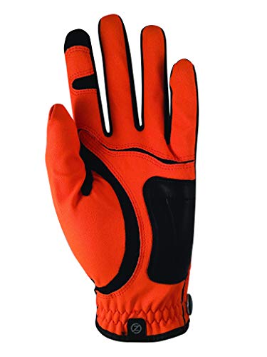 Zero Friction Men's Golf Gloves, Right Hand, One Size, Orange