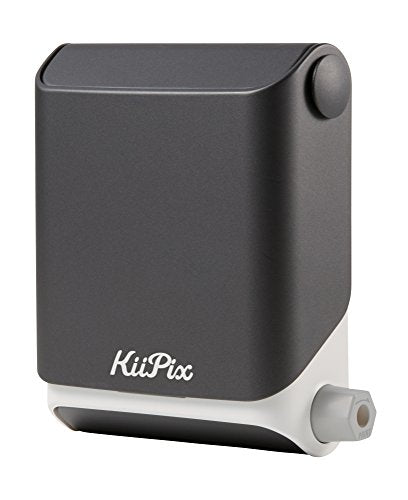 KiiPix Portable Portable Printer and Photo Scanner Compatible with FUJIFILM Instax Mini Film, Black