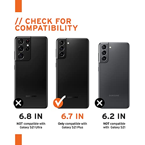 URBAN ARMOR GEAR UAG Designed for Samsung Galaxy S21 Plus Case Carbon Fiber Rugged Lightweight Slim Shockproof Premium Monarch Protective Cover, [6.7 inch Screen]