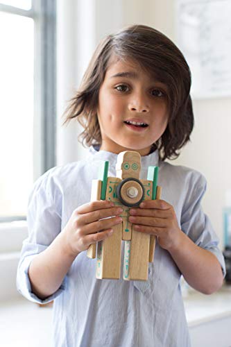 Tegu Magbot Magnetic Wooden Block Set, 1-99 years old, 9 pieces