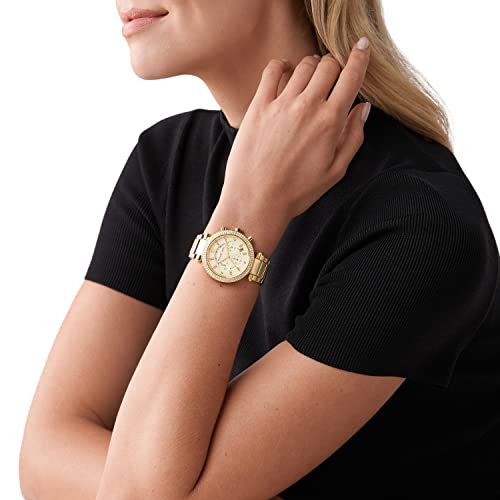 Michael Kors Women's Parker Gold-Tone Watch MK5354