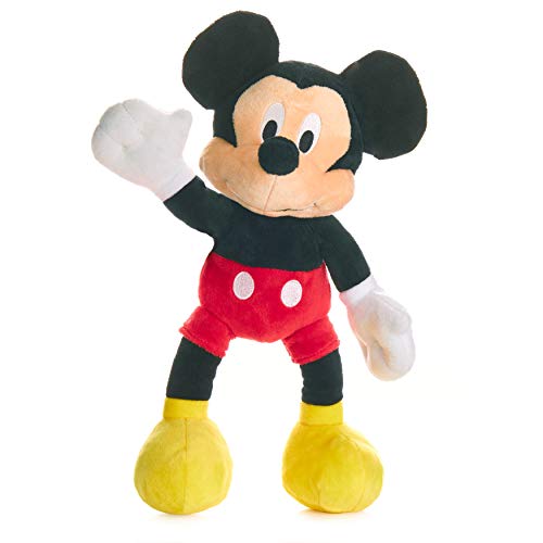 KIDS PREFERRED Disney Baby Mickey Mouse Stuffed Animal Plush Toy with Jingler and Crinkle, 14 Inches
